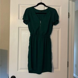 Zara Basic Green Dress